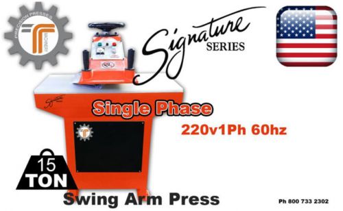 Clicker Press 15 Ton Swing Arm Hydraulic Cutting Press Die Cut Press Click Press
