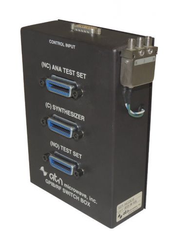 ATN Microwave GPIB IEEE-488 / RF Switch Box Agilent Analyzer Test Set / Warranty