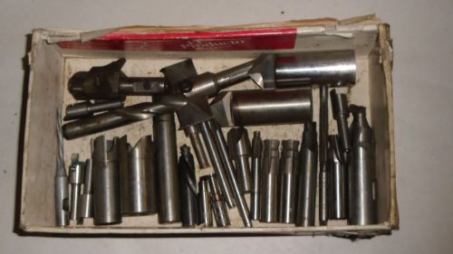 MACHINIST TOOL LATHE MILL Machinist Lot of Misc Drill Cutters Mills End Cutter