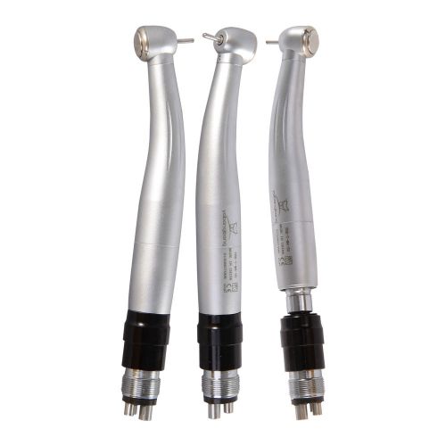 3pc Dental High Speed Handpiece Push Button 4H Coupler NSK Large Torque Head