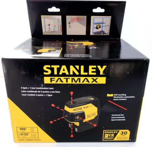 Stanley fatmax slp5 - 5 spot + 1 line combination laser level fmht77319 for sale