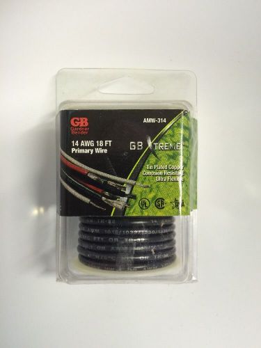 Gardner bender amw-314 14 awg 18 ft. xtreme primary wire black for sale