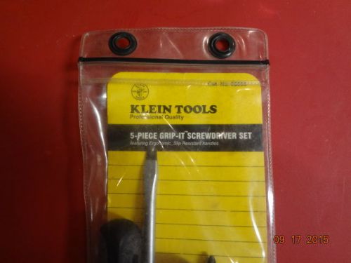 KLEIN TOOLS 5 PIECE SCREWDRIVER SET NEW IN ORGINAL PACKAGE