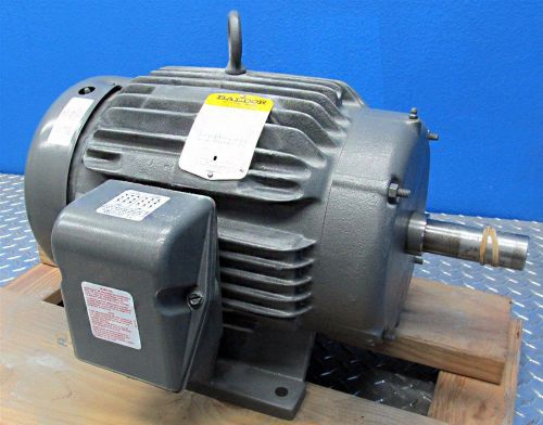 7-1/2 hp baldor industrial electric motor 1750 rpm 1-3/8&#034; shaft diameter for sale