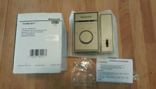 Honeywell thermostat, medium duty line voltage - t6169b4017 for sale