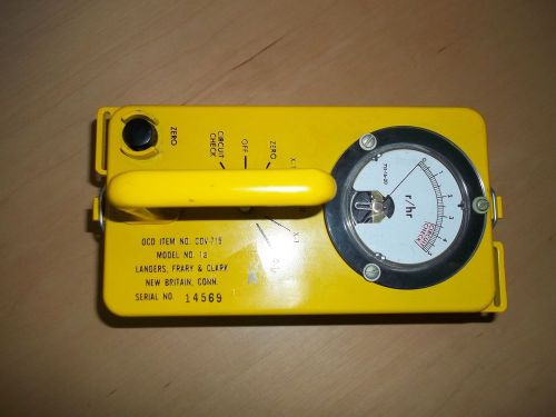 CDV-715  Geiger Counter Survey Meter Radiation Detector Civil Defense Model 1A