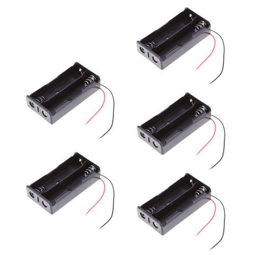 5pcs Battery Storage Case Box Holder for 2x18650 Series Lithium Battery