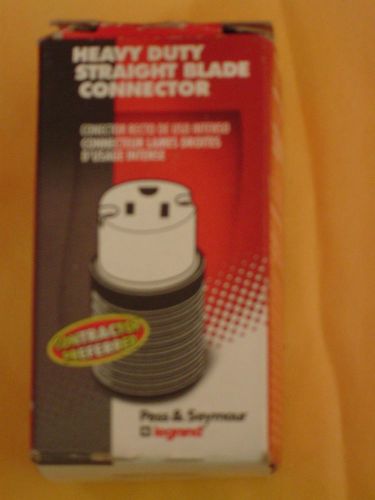 Pass &amp; Seymour 5469XCC10 Double Pole 3-Wire 20 Amp 240 Volt Straight Blade