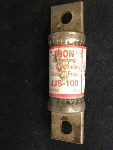 New t-tron jjs 100 fast-acting current limiting class t fuse for sale