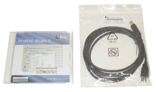 New rae gas detector usb cable and prorae studio ii software data configuration for sale