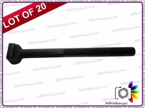 Pack of 20 pcs t slot bolt thread m16 x 200mm toughened c 45 to 220 for sale