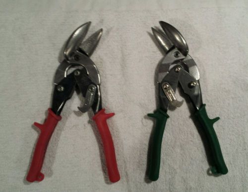 2 midwest offset snips, right and left cutting edge !! for sale