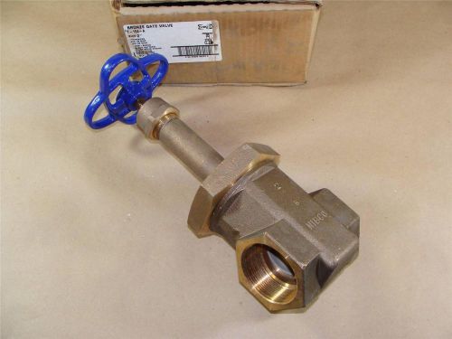 New nibco t-154-a nl1z00d 2&#034; npt threaded bronze gate valve 200# swp 400# wog for sale