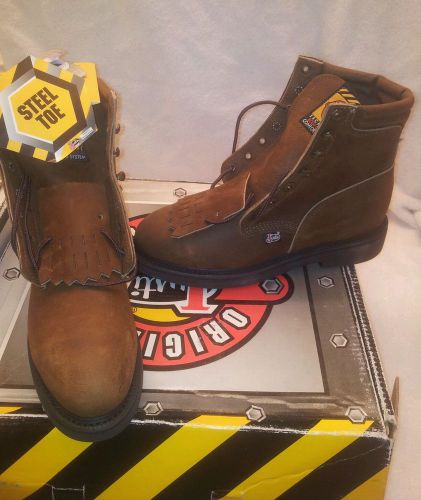 New justin original workboots. steel toe l0774 work boots, women, 6 b, for sale