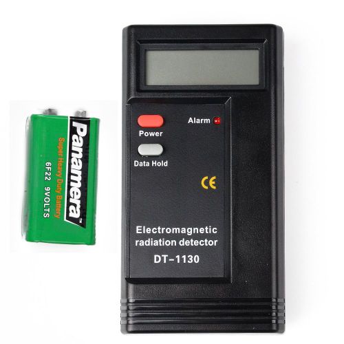 Digital lcd electromagnetic radiation detector sensor indicator emf meter tester for sale