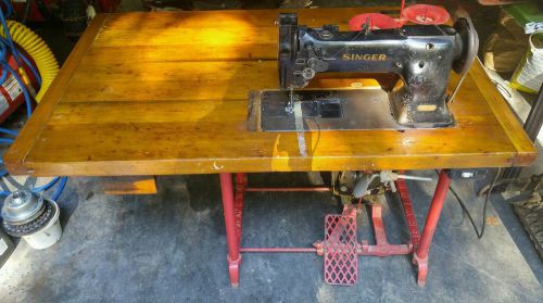 SINGER 111W153 Walking Foot Sewing Machine Industrial BESWICK Table_upholstery