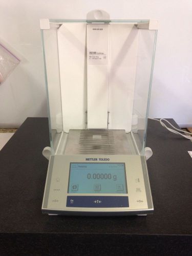 Mettler toledo xs105 dual range digital analytical balance laboratory scale for sale