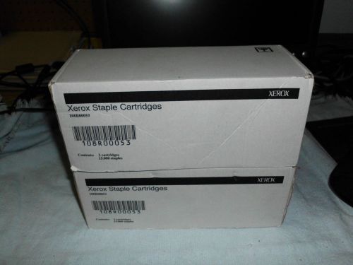XEROX STAPLE CARTRIDGES 108R00053/ 6 CARTRIDGES/ 2 BOXES