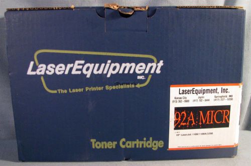 C4092A 92A MICR TONER CARTRIDGE FOR USE IN HP LASERJET LJ 1100 1100A 3200