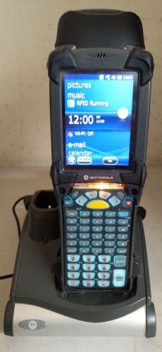 Motorola MC919Z-GJ0SWEQZ2EU LORAX Barcode Scanner RFID Reader w/Charging Dock***