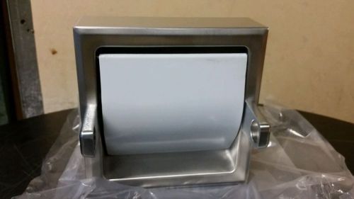 Bobrick Surface-Mounted Toilet Paper Dispenser w/Hood For Single Roll