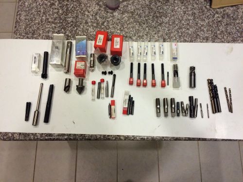 Tooling Lot Emill, Twist Drills, Spade Drill, Thread Mill, Taps, Collets