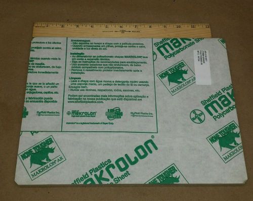 Makrolon® 4265655 Polycarbonate AR-2 Clear Sheet 13x10x1/4  Sheffield Plastics