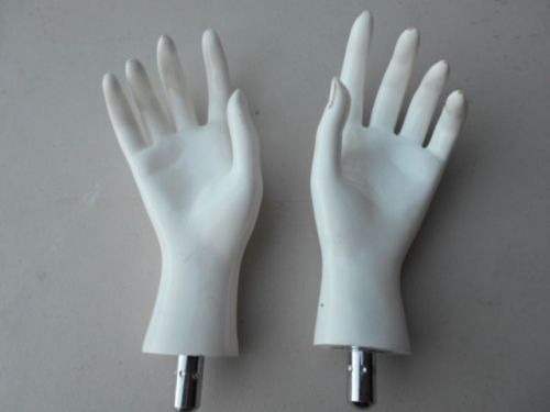 White Female Mannequin Hand for Display Jewelry Gloves
