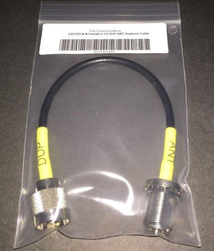 Motorola gr1225 duplexer to antenna cable cut to fit rg58a/u n - n female new! for sale