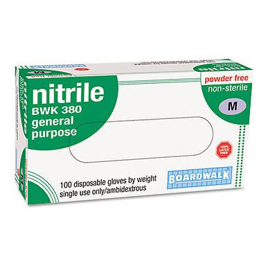 Disposable general-purpose nitrile gloves, medium, blue, 100/box 380m for sale