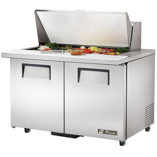 True48&#034; Mega Top Sandwich / Salad Prep Refrigerator - 18 Pans