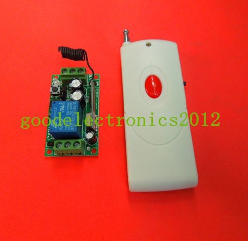 Dc 12v 10a relay 1ch wireless rf remote control switch remote controller 315mhz for sale