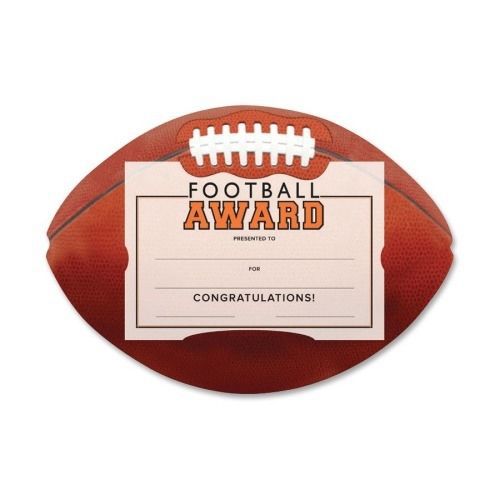 Southworth motivations football award certificate for sale