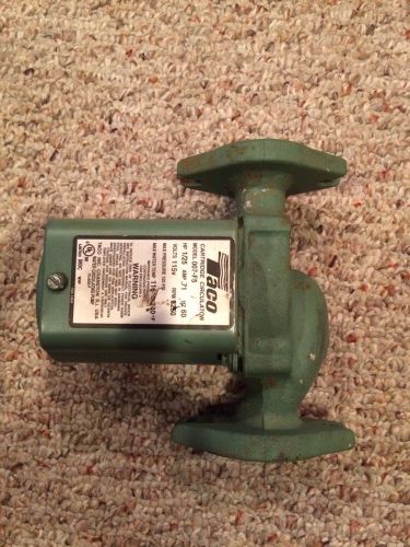 Taco 007-F5 Circulator Pump, Flanged, Cast Iron, 1/25 HP 0.71A 115V 3250 RPM