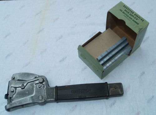 Vintage BOSTITCH H2B Professional Hammer Tacker Stapler Roofing &amp; Staples