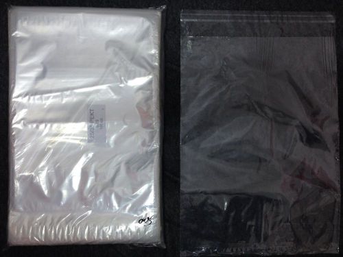 Plastic bags resealable self adhesive black/ white PE KT 25x35+5 cm 100pcs
