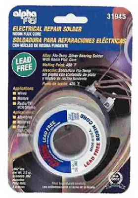 ALPHA METALS 3-oz., 0.062-Diameter Lead-Free Electrical Solder
