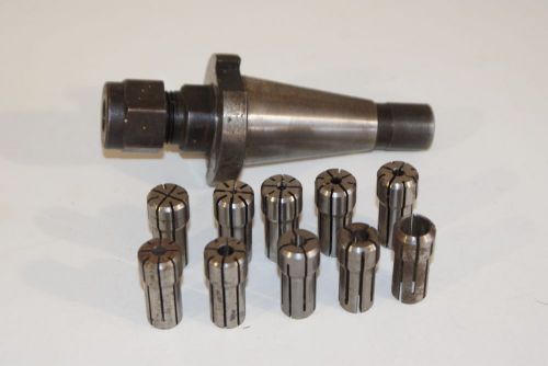Iso30 collet chuck with 10 metric collets          r7005 for sale