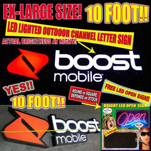 Boost mobile sign led for sale