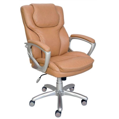 Brand new true innovations puresoft managers chair, tan - free shipping for sale