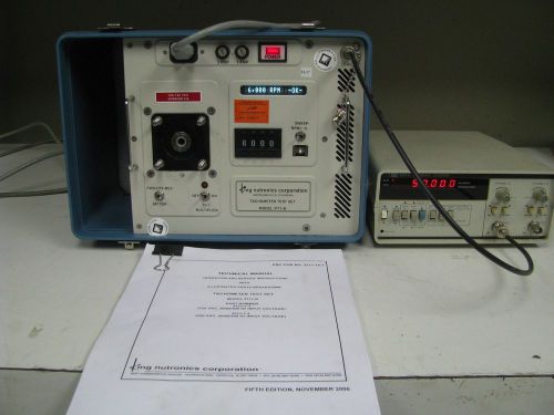 King Nutronics 3711-B Tachometer Calibrator Test Set 65,000 RPM FL17