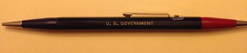 One Vintage Autopoint U.S. Government Mechanical Pencil 2 Colors Blue &amp; Red