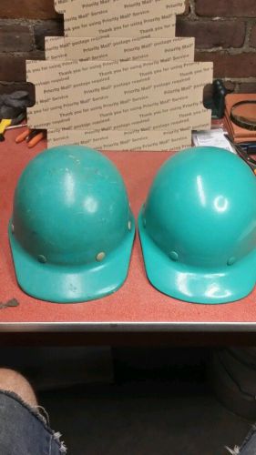 2 Vintage Fibre Metal Hard Hats