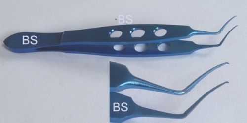 Titanium  capsulorrexis forceps Curved very delicate. ophthalmic instruments