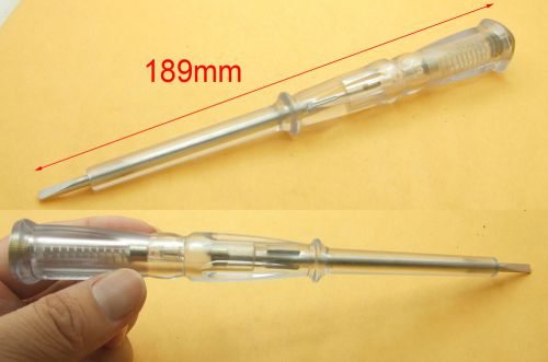 2PCS 189MM AC 100-500V test Pencils Voltage Screwdriver Electric pens