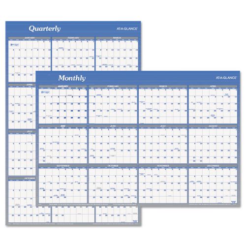 AT-A-GLANCE Vertical/horizontal Erasable Wall Planner, 24 X 36, 2016