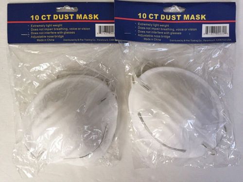 20 Pcs Respirator Dust Mask High Filtration Efficiency Air Dust Filter