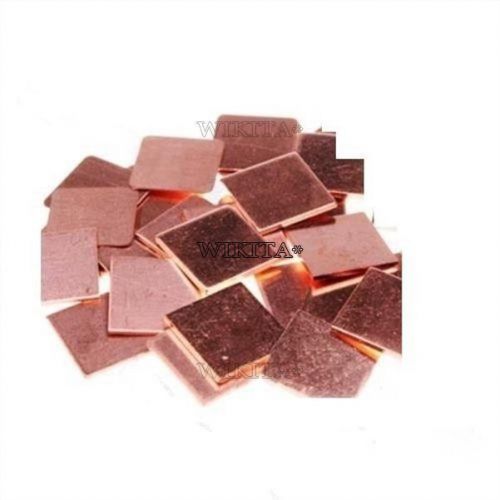 20pcs copper laptop notebook bga gpu vga cooling heatsink pad 15x15x0.8mm