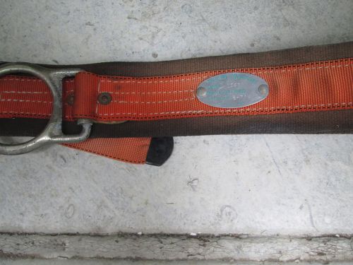 klein buhrke safety belt 5447 - bouble back thru buckle