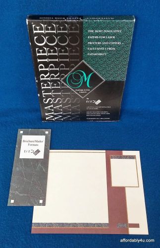 Masterpiece Paper Direct Brochure Mailer 2 Sided 8 1/2&#034; x 11&#034; Tri-fold Paper